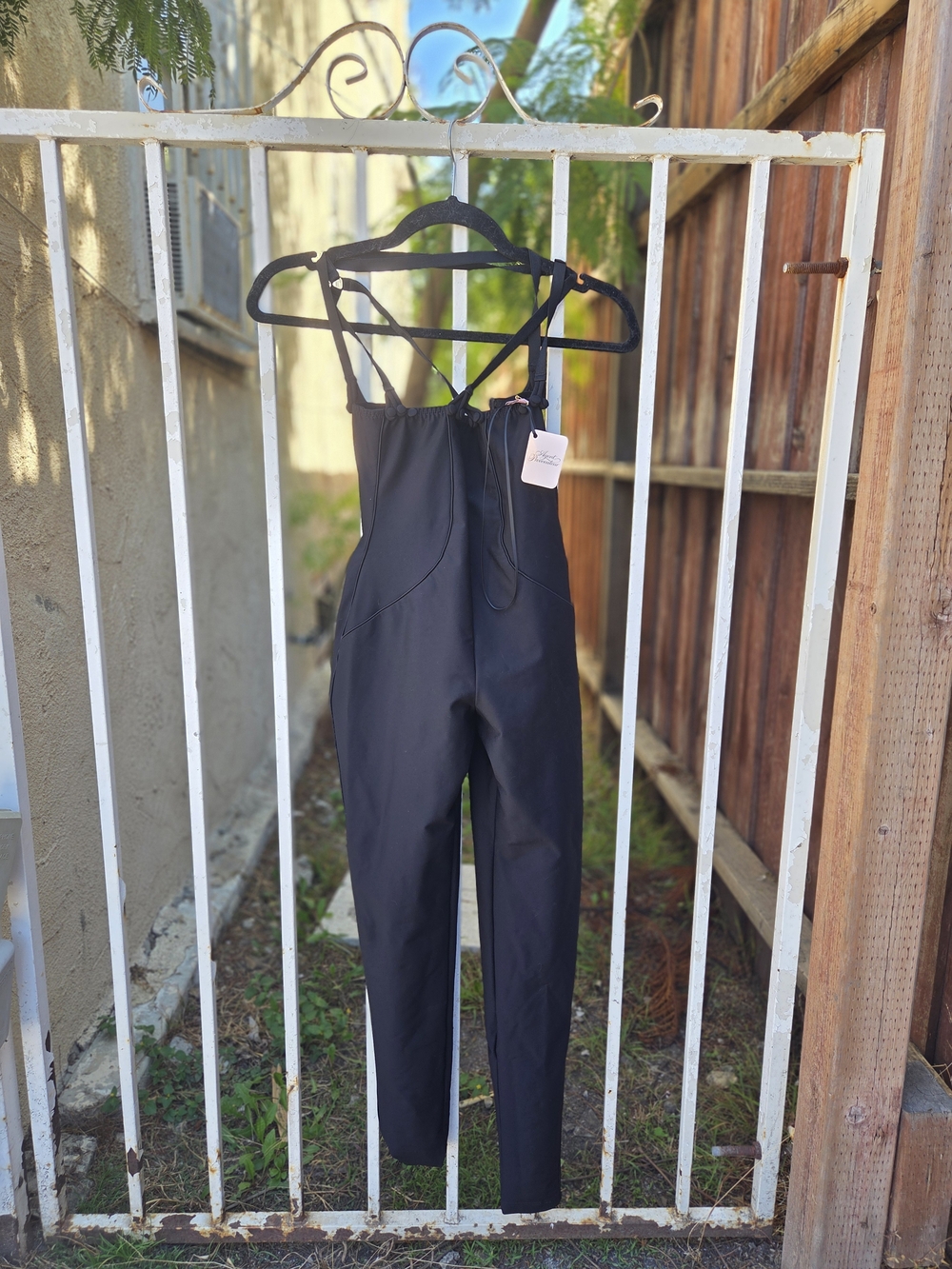 Black Women's Jumpsuit with Strappy Back - Agent Provocateur